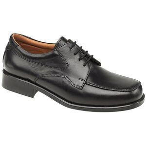 Amblers Birmingham Mens Lace up Leather Formal Dress Gibson Shoes /Oxfords / Bla